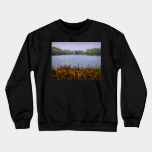 Fall colours on a misty morning. Crewneck Sweatshirt